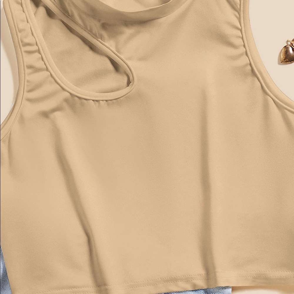 Brand:BlushMark.  Size:XL.    Color:Light Blue/Light Khaki - Picture 2 of 8